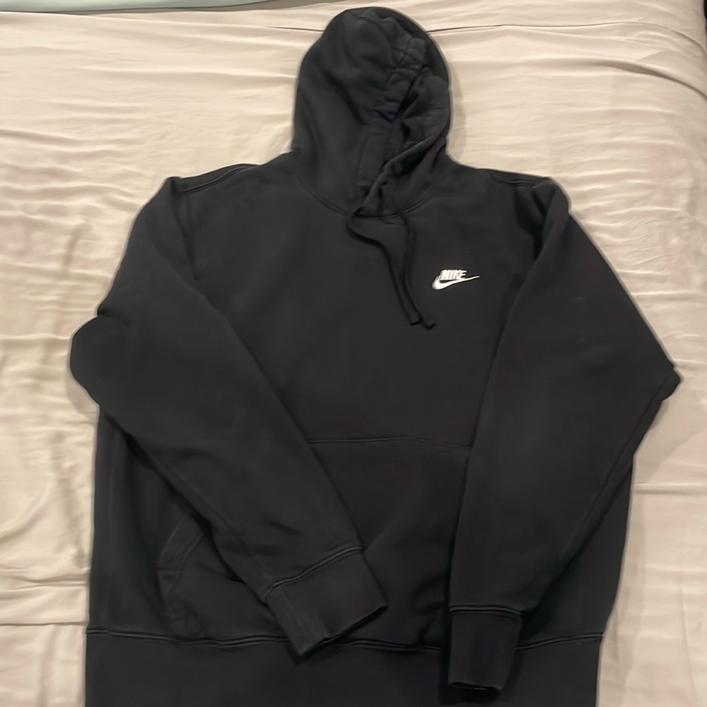 Large black Nike hoodie